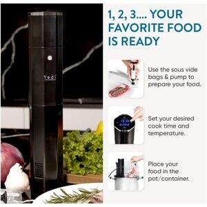 The Yedi Infinity Sous Vide Powered Octcision Technology Deluxe Kit
